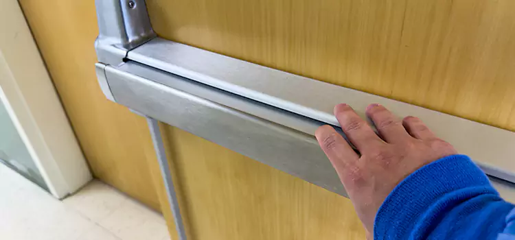 Installing a Push Bar on a Door Oxford
